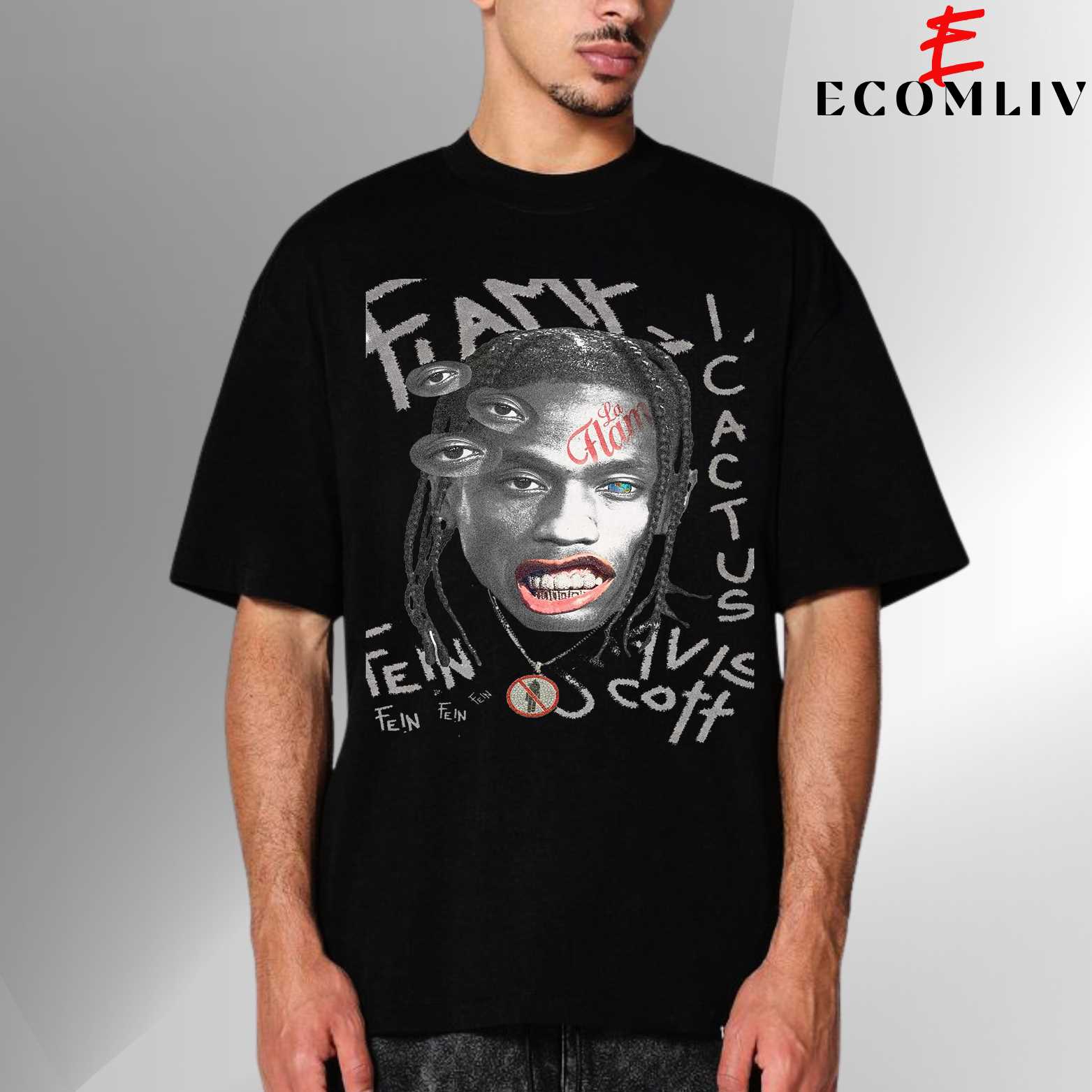 Travis Scott T-Shirt, Rap Meme Tee, Unisex Trendy Shirt